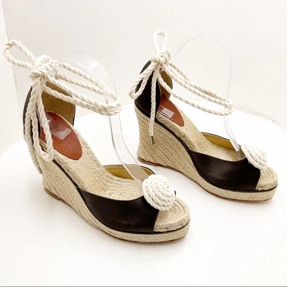 🆕{Kate Spade} Lace-Up Wedge Espadrilles - Picture 7 of 15